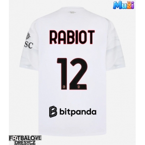 AC Milan Adrien Rabiot #12 Venkovní Dres 2026-27 Krátký Rukáv